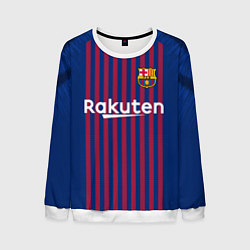 Свитшот мужской FC Barcelona: Messi Home 18/19, цвет: 3D-белый