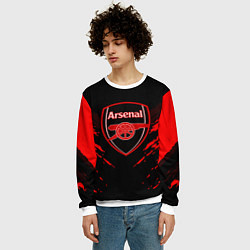 Свитшот мужской Arsenal FC: Sport Fashion, цвет: 3D-белый — фото 2