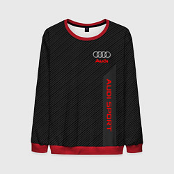 Свитшот мужской Audi: Sport Line, цвет: 3D-красный