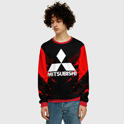 Свитшот мужской Mitsubishi: Red Anger, цвет: 3D-красный — фото 2