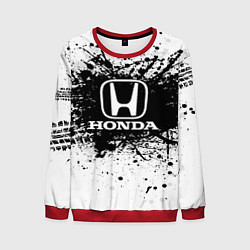 Свитшот мужской Honda: Black Spray, цвет: 3D-красный
