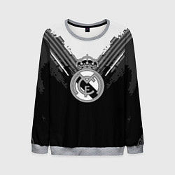 Свитшот мужской FC Real Madrid: Black Style, цвет: 3D-меланж