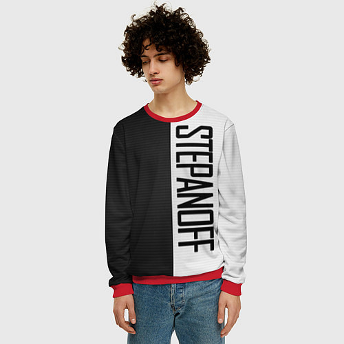 Мужской свитшот STEPANOFF / 3D-Красный – фото 3