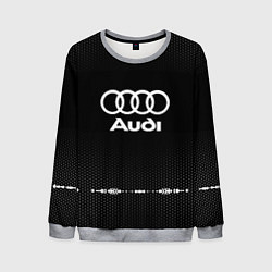 Свитшот мужской Audi: Black Abstract, цвет: 3D-меланж