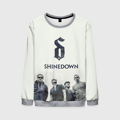 Мужской свитшот Shinedown Band / 3D-Меланж – фото 1