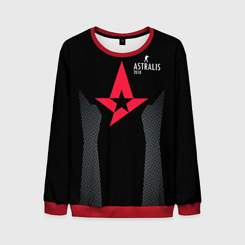 Мужской свитшот Astalis 2018: The Form / 3D-Красный – фото 1