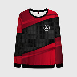 Свитшот мужской Mercedes Benz: Red Sport, цвет: 3D-черный