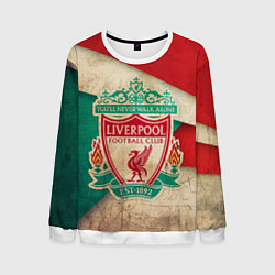 Свитшот мужской FC Liverpool: Old Style, цвет: 3D-белый