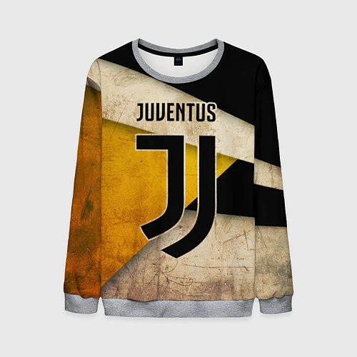 Мужской свитшот FC Juventus: Old Style / 3D-Меланж – фото 1