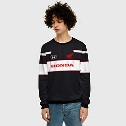 Свитшот мужской Honda Sport, цвет: 3D-черный — фото 2