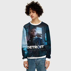 Свитшот мужской Detroit: Markus, цвет: 3D-белый — фото 2
