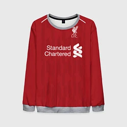 Свитшот мужской FC Liverpool Home 18-19, цвет: 3D-меланж