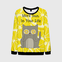 Свитшот мужской More Sun In Your Life, цвет: 3D-черный