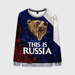 Мужской свитшот Russia: Roaring Bear