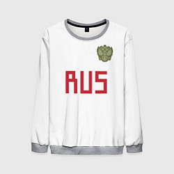 Свитшот мужской Rus Team: Away WC 2018, цвет: 3D-меланж