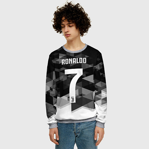Мужской свитшот CRonaldo 7 / 3D-Меланж – фото 3