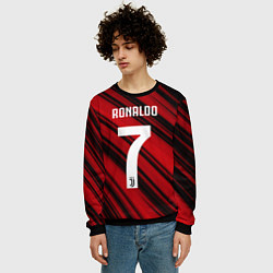 Свитшот мужской Ronaldo 7: Red Sport, цвет: 3D-черный — фото 2