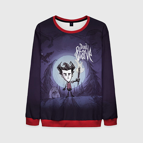 Мужской свитшот Don't Starve / 3D-Красный – фото 1