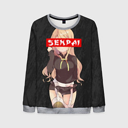 Свитшот мужской Senpai Baby, цвет: 3D-меланж
