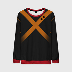 Свитшот мужской KATSUKI BAKUGOU полосы, цвет: 3D-красный