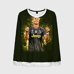 Свитшот мужской Ronaldo: Juve Sport, цвет: 3D-белый