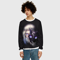 Свитшот мужской Некромантия, цвет: 3D-белый — фото 2