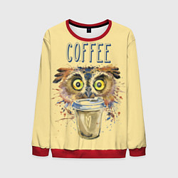 Мужской свитшот Owls like coffee