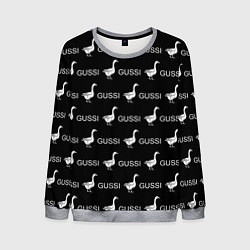 Свитшот мужской GUSSI: Black Pattern, цвет: 3D-меланж