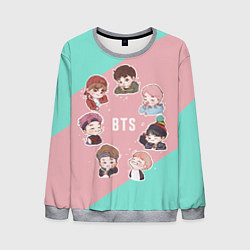 Свитшот мужской BTS Boys, цвет: 3D-меланж