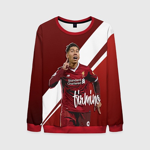 Мужской свитшот Roberto Firmino / 3D-Красный – фото 1