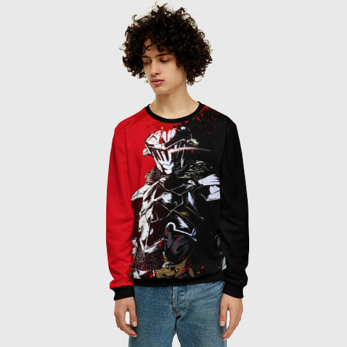 Мужской свитшот Goblin Slayer / 3D-Черный – фото 3