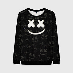 Свитшот мужской Marshmello Cosmos pattern, цвет: 3D-черный