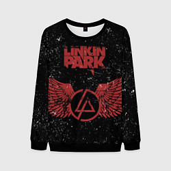 Свитшот мужской Linkin Park: Red Airs, цвет: 3D-черный