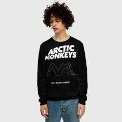 Свитшот мужской Arctic Monkeys: Do i wanna know?, цвет: 3D-черный — фото 2