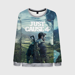 Свитшот мужской Just Cause 4, цвет: 3D-меланж