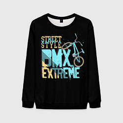 Свитшот мужской BMX Extreme, цвет: 3D-черный