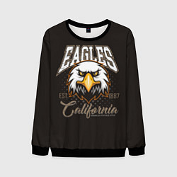 Свитшот мужской Eagles California, цвет: 3D-черный