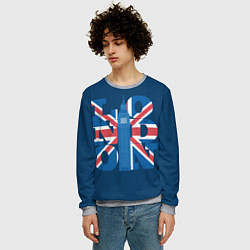 Свитшот мужской London: Great Britain, цвет: 3D-меланж — фото 2