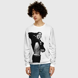 Свитшот мужской ASAP Rocky: White Fashion, цвет: 3D-белый — фото 2