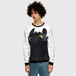 Свитшот мужской Черная фурия, цвет: 3D-черный — фото 2