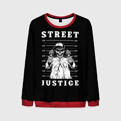 Свитшот мужской Street Justice, цвет: 3D-красный