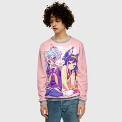 Свитшот мужской No Game No Life, цвет: 3D-меланж — фото 2