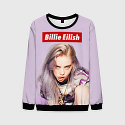 Свитшот мужской Billie Eilish: Bored, цвет: 3D-черный