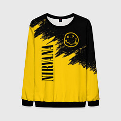 Свитшот мужской NIRVANA, цвет: 3D-черный