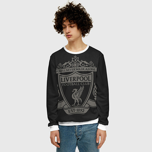 Мужской свитшот Liverpool - Classic Est 1892 / 3D-Белый – фото 3