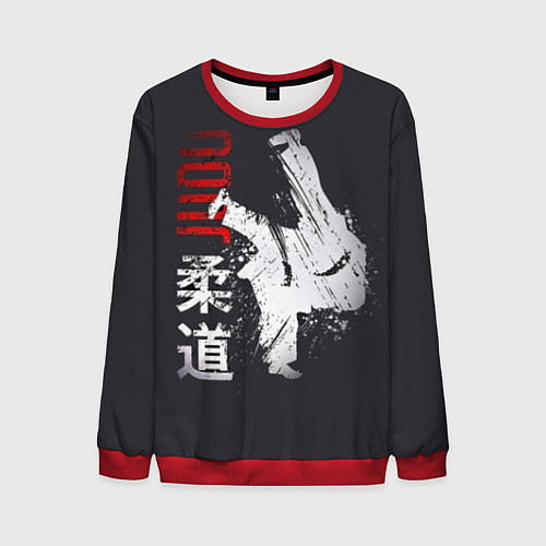 Мужской свитшот Judo Warrior / 3D-Красный – фото 1