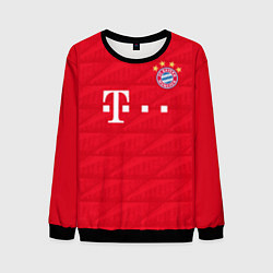 Свитшот мужской FC Bayern: Home 19-20, цвет: 3D-черный