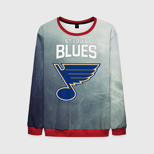 Мужской свитшот St Louis Blues / 3D-Красный – фото 1
