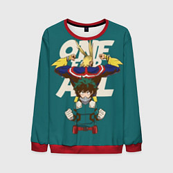 Свитшот мужской Моя геройская академия, цвет: 3D-красный