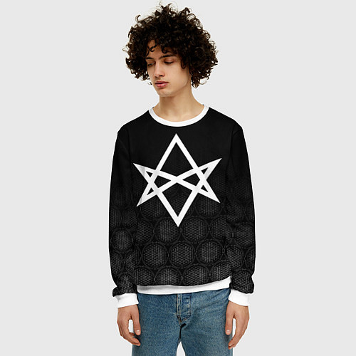 Мужской свитшот BRING ME THE HORIZON / 3D-Белый – фото 3